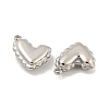 Non-Tarnish 304 Stainless Steel Charms STAS-P356-23P-2