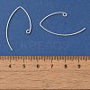 925 Sterling Silver Marquise Ear Wire EJEW-NH0003-01S-3