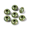 Opaque Acrylic European Beads OACR-E033-19O-1