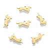 Ion Plating(IP) 201 Stainless Steel Silhouette Charms STAS-N098-122LG-2