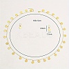 Vintage Brass Coin Charms Necklaces & Earrings Sets for Women UG1537-4