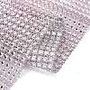 24 Rows Plastic Diamond Mesh Wrap Roll DIY-L049-05T-3