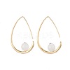 Natural Gemstone Dangle Earrings EJEW-JE03593-2