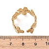 304 Stainless Steel Open Cuff Rings for Women RJEW-K309-37D-G-5