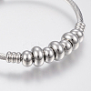 Tarnish Resistant 304 Stainless Steel Torque Bangles BJEW-H570-33P-2
