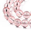 Transparent Glass Beads Strands X-GLAA-T032-T10mm-10-3