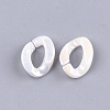 Acrylic Imitation Pearl Linking Rings OACR-S024-45-2