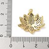 Rack Plating Brass Micro Pave Cubic Zirconia Pendants KK-K392-56G-3