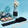 Polyester Elastic Flower Lace Trim Fabric DIY-WH0632-94A-5