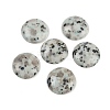 Natural Sesame Jasper Cabochons G-H1596-FR-25mm-14-1