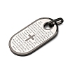 304 Stainless Steel Pendants STAS-P421-12EB-2
