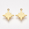Ion Plating(IP) 304 Stainless Steel Charms STAS-S107-27-1