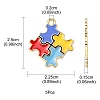 Alloy Enamel Pendants ENAM-YW0002-39B-3