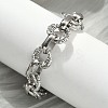304 Stainless Steel Rolo Chain Bracelets for Women BJEW-S176-01P-B-3