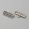 100Pcs Tibetan Style Alloy Chandelier Component Links FIND-WH0431-31I-2