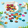 70Pcs 7 Colors Spray Painted Natural Akoya Shell Pendants BSHE-TA0001-03-5