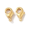 Brass Lobster Claw Clasps KK-H503-34G-01-1