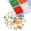DIY Alloy & Polymer Clay & Glass Earring/Bracelets Jewelry Making Kits DIY-FS0007-29-3