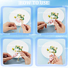 6Pcs Iron & Alloy Bookmarks with Beadable Bar Pendant AJEW-SC0003-11-3