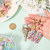 Zinc Alloy Tassel Keychain KEYC-WH20004-12P-3