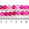 Natural Striped Agate/Banded Agate Beads Strands G-Z060-A01-B06-5