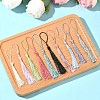 100Pcs 10 Colors Polyester Tassel Decorations OCOR-YW0001-21-4