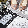 80Pcs 8 Style Rectangle Octagon & Square Sew on Rhinestone RGLA-GA0001-10-4