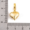 925 Sterling Silver Love Heart Pendants STER-P058-01A-G-3