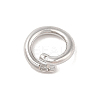 Brass Locking Jump Rings KK-S369-01P-03-2
