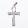 304 Stainless Steel Pendants STAS-H384-05-3