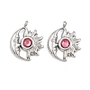 304 Stainless Steel Rhinestone Pendants STAS-Z166-24P-07-1