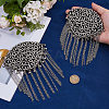 2Pcs Detachable Iron Tassel Epaulettes AJEW-FH0006-25P-3