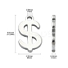 304 Stainless Steel Charms STAS-CJC0008-23P-2