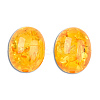 Resin Imitation Amber Beads RESI-N034-12-C02-1