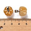 Natural Yellow Aventurine Pumpkin Charms G-K338-27P-04-3