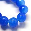 Baking Paint Imitation Jade Glass Round Bead Strands DGLA-Q021-10mm-33-2