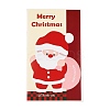120Pcs Christmas Square Self Adhesive Paper Stickers Roll DIY-M070-07A-2