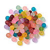 Transparent Frosted Glass Beads FGLA-TA0001-01-6mm-2