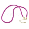 3MM Nylon Milan Cord Necklace Making NJEW-H084-01G-29-1