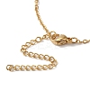 Brass Micro Pave Cubic Zirconia Pendant Necklaces NJEW-H486-16G-1-4