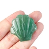 Natural Green Aventurine Carved Healing Shell Shape Figurines PW-WG72799-03-1