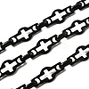 304 Stainless Steel Hollow Cross Link Chains CHS-S012-14B-1