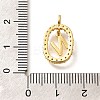 Brass Micro Pave Cubic Zirconia Pendants ZIRC-P123-01G-N01-3