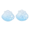 Opaque Resin & Paillette Cabochons X-RE-CBA6E1B-01A-1