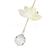 Brass Hollow Lotus Hanging Ornaments LS-HJEW-E012-03G-01-2
