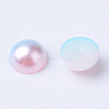 Imitation Pearl Acrylic Cabochons OACR-R063-10mm-02-2