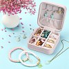 Imitation Leather Jewelry Zipper Box LBOX-T001-01A-6