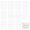 30Pcs Blank Double-sided Heat Transfer Aluminium Pendants DIY-BC0012-89D-1