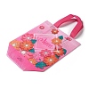 Mother's Day Theme Printed Flower Non-Woven Reusable Folding Gift Bags with Handle LS-ABAG-F009-C03-2