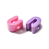 UV Plating Opaque Acrylic European Beads SACR-Z007-01U-2